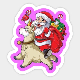 Dinosaur Xmas Sticker